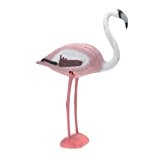 Flamingo Vogel Gartenfigur Dekofigur für Haus und Garten | ca. 80cm