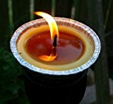 Flammschale Amafino 5 Stück 10 cm Brenndauer ca. 32 Std. Garten Gartenkerzenlicht Partylicht Grill