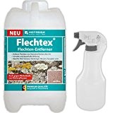 Flechtex® 2 Ltr. Flechten-Entferner mit Schaumsprüher als GREEN24 Set gegen Felchten und Haftwurzeln auf Pflaster, Platten, Mauern und Fassaden