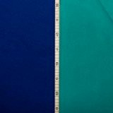 Fleece Antipilling - Double - Royalblau/Grün