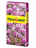 Floragard Bio Rhodohum ohne Torf 40 L, Erde für Moorbeetpflanzen, auch für Blaubeeren, torffrei
