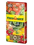 Floragard Bio Tomaten- und Gemüseerde ohne Torf 40 L, torffrei, Hochbeeterde
