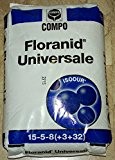 Floranid® Universal Dünger langsam lösen mit ISODUR Verpackung 25 Kg
