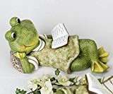 Formano Gartenfigur Frosch liegend, 45 cm, grün