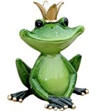 Froschkönig sitzend 10,6 x 7,8 x 11,8 cm
