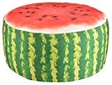 Fun Obst oder Baumstamm Design Outdoor Sitzwürfel wasserabweisend Garten Sitz 58 cm x 32,5 cm (4 Designs) Watermelon