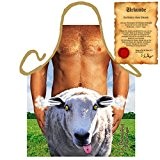 Funschürze: Happy Schaf mit GRATIS Urkunde Für die neue Grillsaison diesen Sommer oder den nächsten Kochkurs