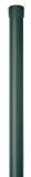 GAH-Alberts 617721 Zaunpfosten für Fix-Clip pro, ungebohrt, für die Befestigung mit Einschlag-Bodenhülsen, zinkphosphatiert, grün, Ø34 / 965 mm