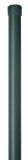 GAH-Alberts 617738 Zaunpfosten für Fix-Clip pro, ungebohrt, für die Befestigung mit Einschlag-Bodenhülsen, zinkphosphatiert, grün, Ø34 / 1415 mm