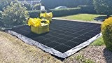Garden Shed Base Grid 3 m x 2 m passt 10 x 6 Schuppen & 10 x 7 Füße Schuppen = Full Eco-Set + Hochbelastbar Membran - Kunststoff ...
