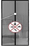 Gardigo Insektenschutzgitter mit Magnetverschluss 220 x 100 cm, Fliegengitter, Magnetvorhang