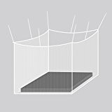 Gardigo Moskitonetz Kastenförmig, Insektenschutz, Fliegengitter, Mückenschutz, Mückennetz, Größe: 200 x 200 x 22 cm