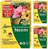 GARDOPIA Sparpaket: 3 x 50 ml Bayer Bio-Schädlingsfrei Neem für Zierpflanzen Obst Gemüse + Gardopia Zeckenzange mit Lupe