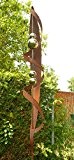 Garten Lieblingsstab 2 Meter Gartendeko Rost Stecker mit 4 Edelstahlkugeln