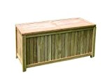 Gartenbox klein aus Holz offene Lattung 125x55x65cm