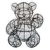 Gartenfigur Buxus-Figur Bär Teddybär für Buxus Moos Efeu 50 cm