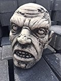 Gartenfigur Steinfigur Zombie Kopf Monster Schädel ca. 3 Kg Frostfest