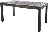 Gartenfreude Tisch Gartentisch aus Akazien Holz Akazienholz, Grau-Braun, 160 x 80 x 75 cm (LxBxH)