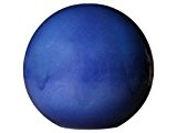 Gartenkugel aus Steinzeug-Keramik, Outdoor geeignet, Farbe: blau, Durchmesser 30 cm, frostsicher