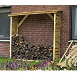 Gartenpirat Kaminholzunterstand Standard für bis zu 1,4 m³ Brennholz