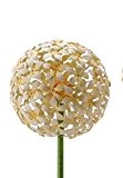 Gartenstecker AlliumStick ArtFerro GELB-WEIß Metall 15x15x100 cm