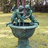 Gartentraum Edler Bronze Standbrunnen mit Elfenfiguren - Auriel, Bronze