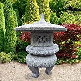 Gartentraum Japanische Steinlaterne Granit - Ikoma, Steingrau