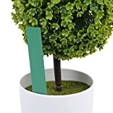 Generic 100 Stück Kunststoff Pflanzenschilder Garten Pflanzen Lang Etiketten Kinder Garten Tags - Grün