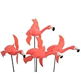 Generic attraktives rot Kunststoff Flamingo Garten Dekoration für Home Indoor Outdoor accessories-4 Farbe