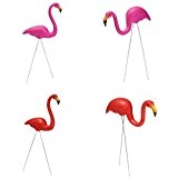 Generic Rot Plastik Deko Flamingo Figur , Garten Dekoration - Nach Unten
