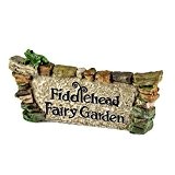 Georgetown Home & Garden Miniatur-Schild "Fiddlehead Fairy Garden", Garten-Deko