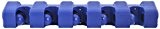 Gerätehalter Geräteleiste Gerätehalterung Wandhalterung Besenhalter Leiste Blau 44cm
