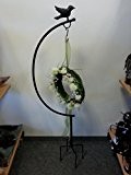 Gilde Gartendeko, Geranienbouquetstecker aus Metall, 120 cm, Blumenampel