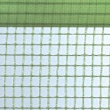 Gitterfolie Gitterplane mit beidseitigem Nagelrand 1,5 x 50 m Rolle grün-transparent mit Gitterarmierung, UV-stabilisiert, ca. 260 g/m²
