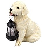 Globo Solar Außenleuchte Kunststoff Hund braun-weiß1 x LED weiß, 24.5 x 16.5 cm, H: 26.5 cm, 33372
