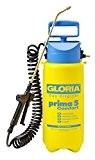 Gloria Drucksprüher Drucksprühgerät Prima5 Comfort mit 2,5m Spiralschlauch und Kompressoranschluss, gelb