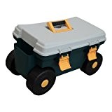 Grafner® Rollsitzwagen Rollsitz Gartenwagen Rollwagen mit großem Staufach und Griff