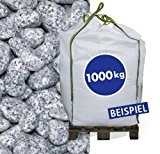 Granit-Gletscherkies Grau 25-40 mm 1000 kg