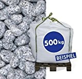 Granit-Gletscherkies Grau 25-40 mm 500 kg