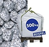 Granit-Gletscherkies Grau 40-60 mm 500 kg