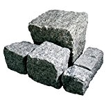 Granit Pflaster Portugal grau 15/17 cm 800 kg Drahtgitter - Natursteinpflaster für individuelle Garten & Weggestaltung