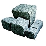 Granit Pflaster Portugal grau 15/17 cm Big Bag 1000 kg - Natursteinpflaster für individuelle Garten & Weggestaltung
