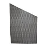 greemotion 429191 Rattanwand, Schrägwand Aluminium/Polyethylengeflecht, 180 x 120 x 5 cm, grau bicolor