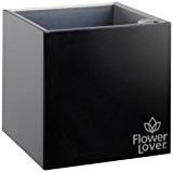 Greemotion 616400 Flower Lover Cubico, 9 x 9 x 9 cm, schwarz