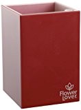 Greemotion 616407 Flower Lover Cubico, 9 x 9 x 13 cm, rot
