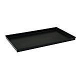 greemotion Laternen-Tablett, Metall, 30x20x1.7 cm, schwarz, 124390