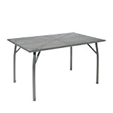 greemotion Tisch Toulouse, Esstisch für den Innen- und Außenbereich, eisengrauer Gartentisch, stabiler Streckmetalltisch, elegant, pflegeleicht, Gs-zertifiziert,  140 x 90 ...
