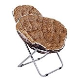 Große erwachsene Moon Stühle Lazy Lounge Chair Klappstühle Runde Stühle ( farbe : Leopard )