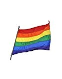 Große Regenbogenfahne (90 cm x 150 cm) Large Gay Pride Flag