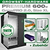 Growbox GrowPRO 2.0 XL - Grow Set für Indoor Homegrow - 600W Grow Set Premium
